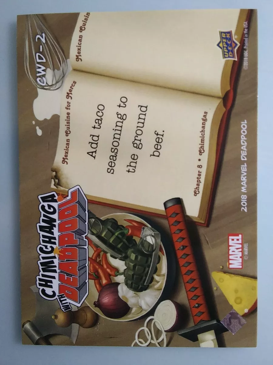 2019 DEADPOOL CHIMICHANGA WITH DEADPOOL INSERT CARD CWD-5