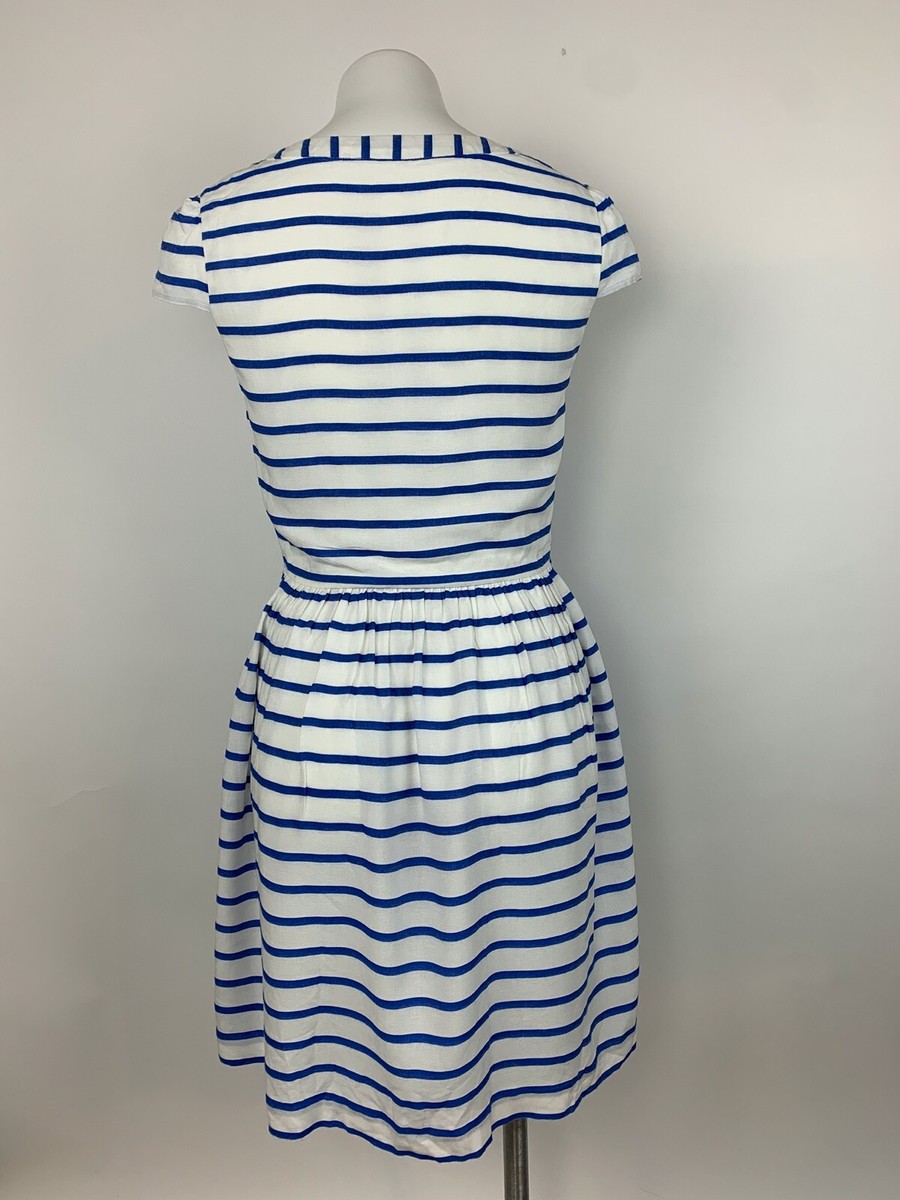 alice and olivia blue and white striped dress NWT Alice & Olivia Sleeveless Blue & White Striped Lindsey Dress