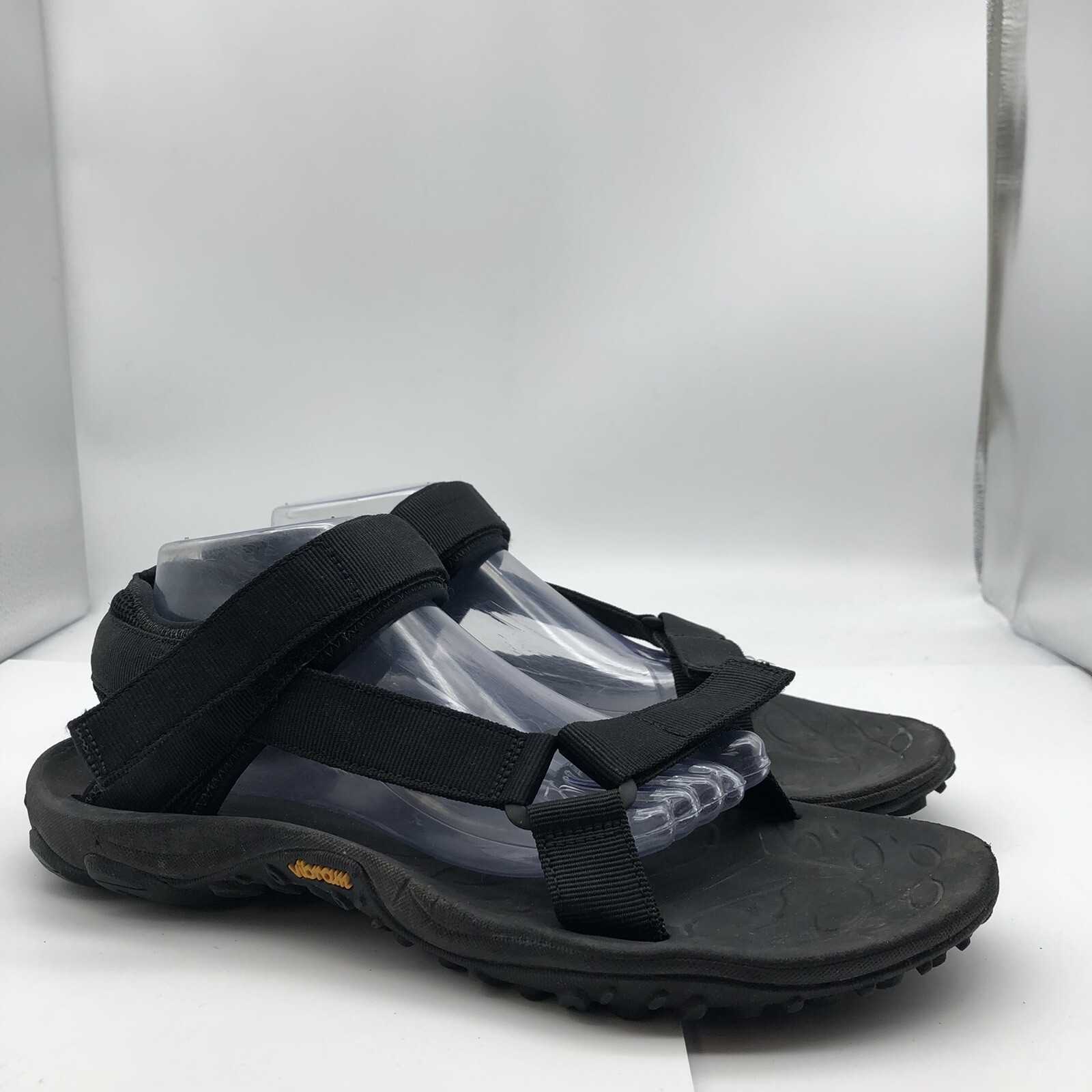 Merrell taglia 12 US uomo Kahuna 4 cinturini scarpe sandali neri vegan scarpa da trekking acqua