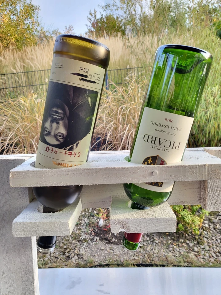 Weinregal Flaschenregal Europalette mit Flaschenöffner / Nummernschild - Bild 3 von 4