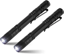 Pen Light Flashlights,2Pcs 478 Lumens Mini Pocket Flashlight,Tactical Flashlight