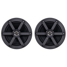 JVC CSMS620 6.5" 100 Watt Max Marine 2-Way Black Speaker Pair, Bulk Packaging 