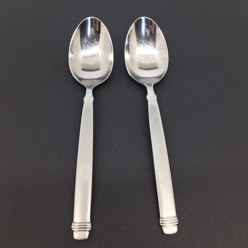 Sheffield Silver Co. Столовые приборы из нержавеющей стали 2 чайные ложки матовые 18/10 - Изображение 4 из 4