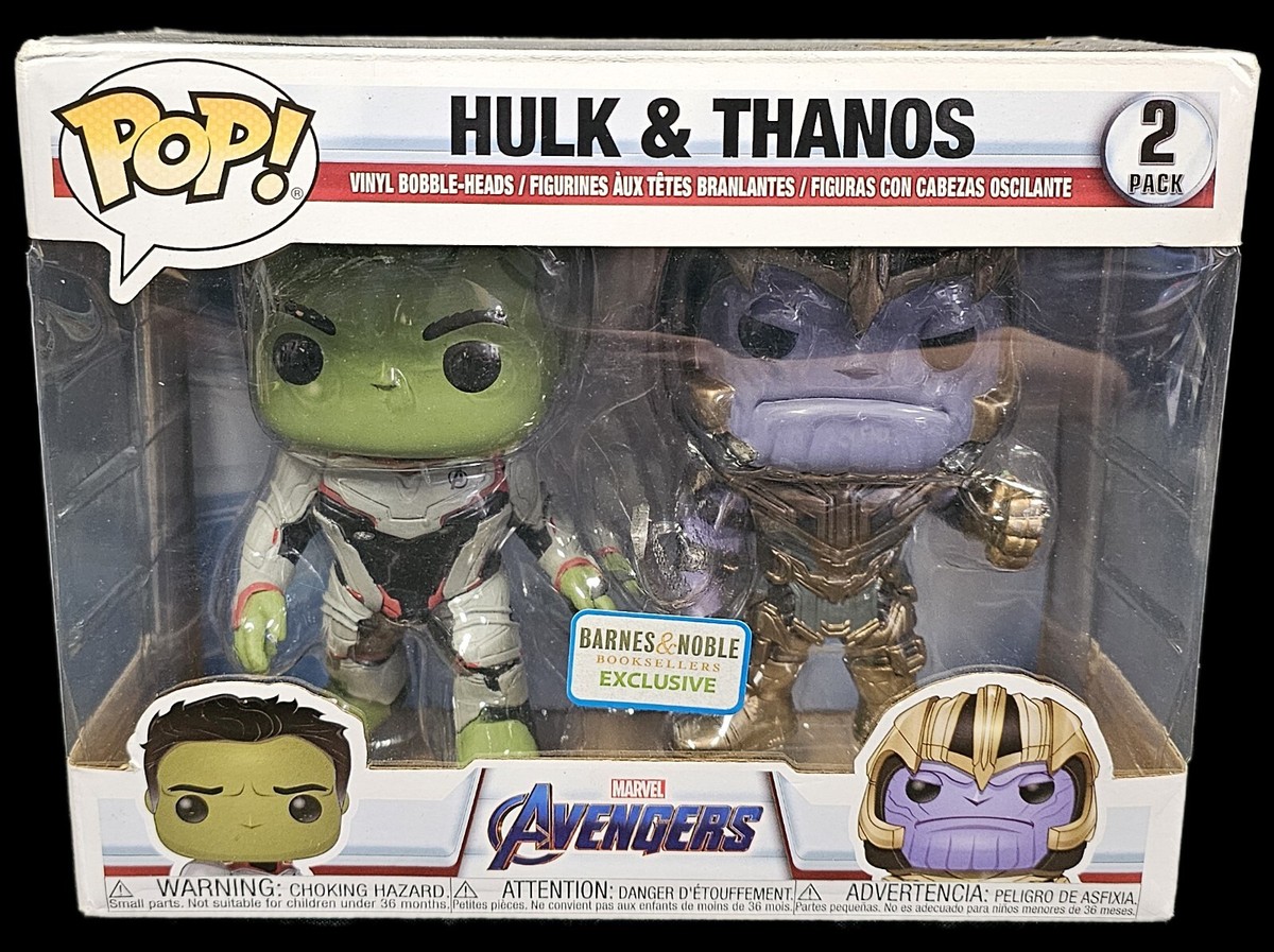 Hulk and Thanos Funko Pop 2 Pack Barnes and Noble Exclusive Hulk and Thanos Funko Pop 2 Pack Barnes and Noble Exclusive