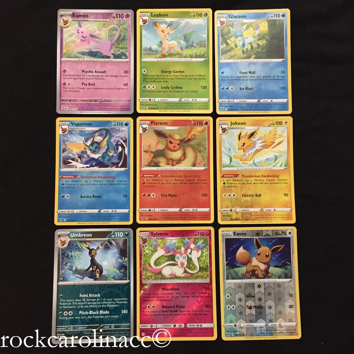 Eeveelution Cards, Umbreon Cards