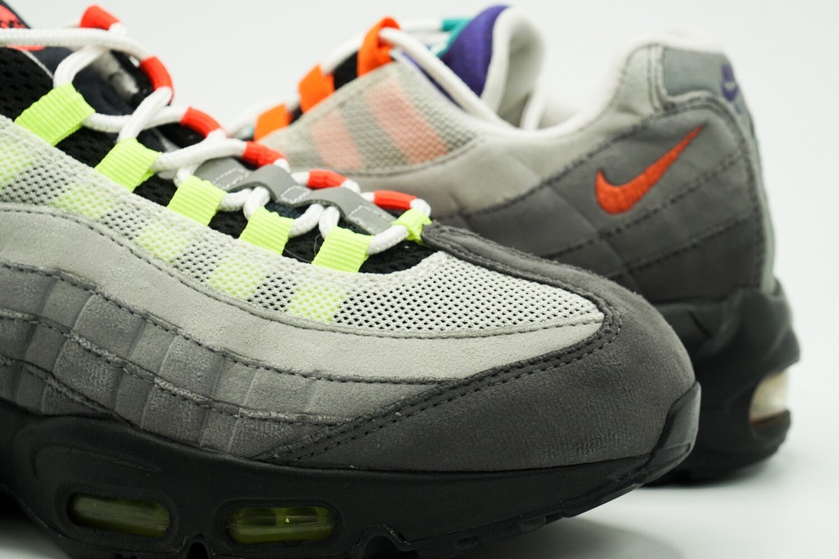 NIKE AIR MAX 95 USED SZ 7.5 GREEDY WHAT THE BLACK VOLT