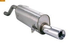 FOX Sportauspuff 1x90mm für Opel Corsa D Sportheck ab 2006 1.0l 1.2l 1.4l 1.3lD