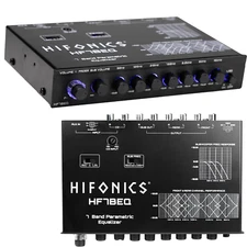 Hifonics 7-Band / 9-Volt Car Audio 1/2 DIN LINE-DRIVER MULTIPLE SOURCE PROCESSOR