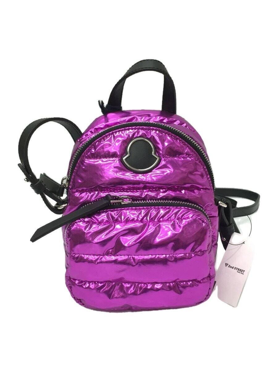 MONCLER black enamel PUP shoulder bag