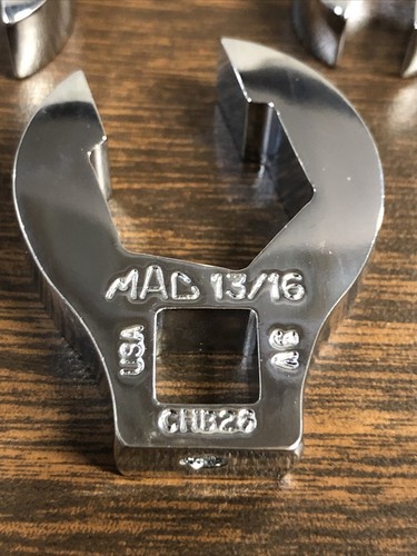 Mac Tools 8-PC. 3/8" Drive SAE Flare Nut Crowfoot Wrench Set SCHB8PT - Picture 12 of 12