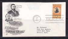 US 1967 FDC COMMEM 100TH ANNIV OF THE NATIONAL GRANGE CDS WASHINGTON DC #C279