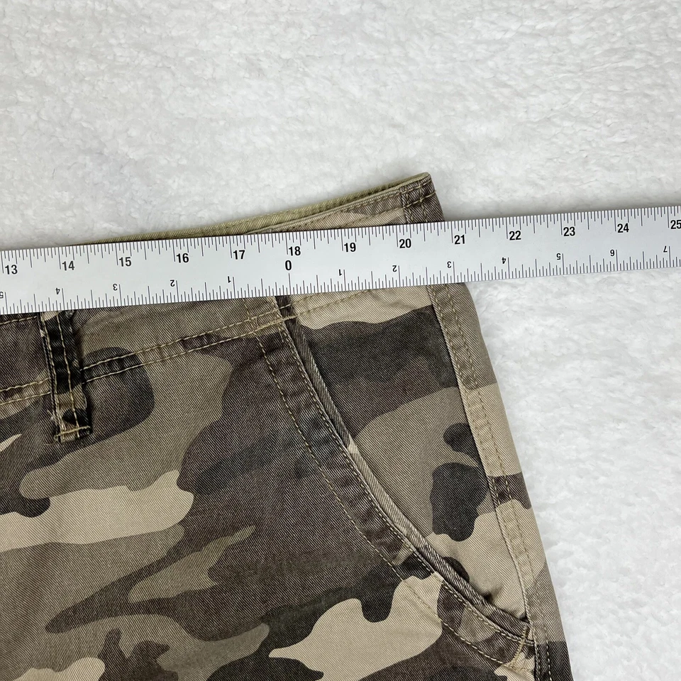 Pantalones Cortos No Boundaries Para Hombre 42 Marrón Camuflaje Denim Exterior Informal 10 Entrepiernas Algodón Foto 3 de 4