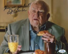 Ed Asner Cobra Kai Autographed Signed 8x10 Photo ACOA
