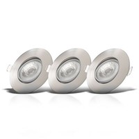 Led Einbauspots Schwenkbar Strahler Lampe Ultra-Flach Deckenspots IP23 3Er Set
