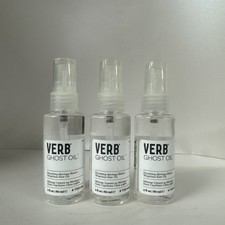 3 Pack Verb Ghost Oil Smoothing Moringa Blend Weightless Hair Oil 60ml 2floz