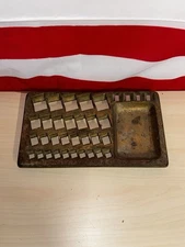 Antique/Vintage 1890 Staats Cast Iron Coin Tray Money Machine Part