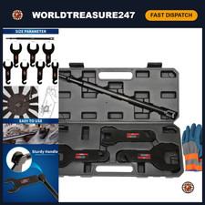 Pneumatic Fan Clutch Wrench Tool Kit - 8pcs Removal Set For Fordgmchryslerjee Pneumatic Fan Clutch Wrench Tool Kit - 8pcs Removal Set For Fordgmchryslerjee
