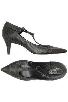 Alba Moda Pumps Damen High Heels Stiletto Peep Toes Gr. EU 39 Grün #rhfp0u3