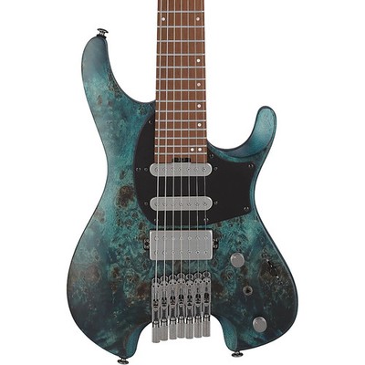 Ibanez Q547PB Standard Headless 7String Electric Guitar Cosmic Blue Low Gloss