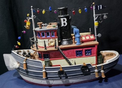 Lemax Carole Towne Collection Bessie Tug Boat Lighted 2001 