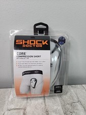 Shock Doctor Men's Core Compression Short with Bio-Flex Cup Adult Sz. L 34-36