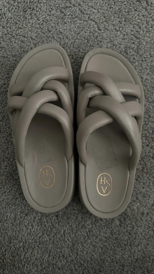 ASH Vanessa Sandalia Cuña ASH Mujer Cuero Zapatillas Foto 3 de 4