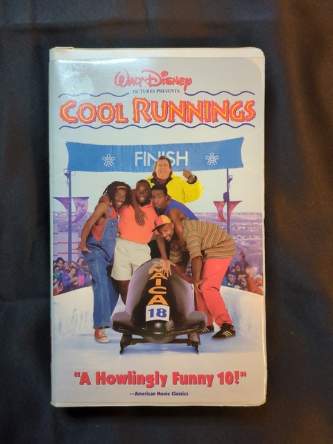 Cool Runnings (VHS, 1994) VINTAGE clamshell case Walt Disney 