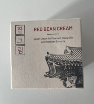Red Bean Cream, Vegan Cream for Clear, Glowy Skin, Korea. Free Shipping