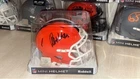 NFL Cleveland Browns Alex Wright Autographed Mini Helmet Primetime COA