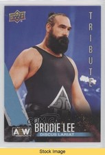 2021 Upper Deck AEW All Elite Wrestling Finisher Mr Brodie Lee #60 READ 0i9c