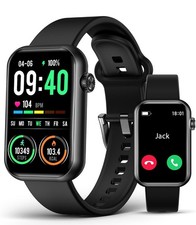 Smart Watch Fitness Tracker Answer/Make Call , 24/7 Heart Rate Spo2 Blood Pres
