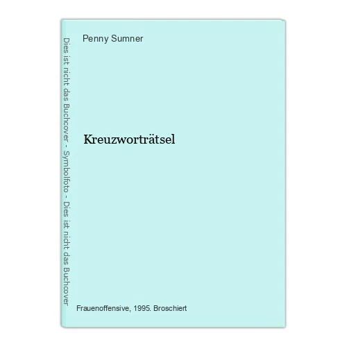 Kreuzworträtsel Sumner, Penny: - Bild 1 von 1