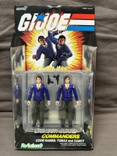 Super7 GI Joe Reaction Plus Crimson Guard Commanders Tomax & Xamot Exclusive