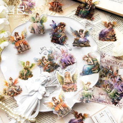 Decorative Stickers 30 Pcs Cute Cartoon Elf Pet Bag Hand Tent Diy Collage Made