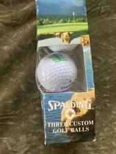 Vintage Spalding Three Custom Golf Balls Norwest Logo NIB