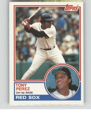 Tony Perez 1983 Topps #715 Boston Red Sox