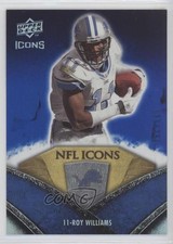 2008 Upper Deck Icons NFL Icons Rainbow Blue /250 Roy Williams #NFL20 0l2