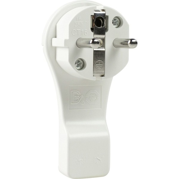 As Schwabe 45030 Schutzkontakt-Flachstecker Kunststoff Mit Aussteckhilfe 230 ...-image