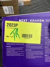 NZXT Kraken 360 RL-KN360-B1 360mm AIO CPU Liquid Cooler - Black *READ*