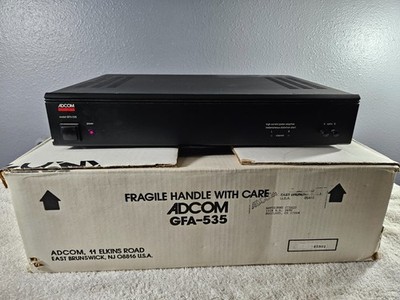 Adcom GFA-535 Power amplifier in original box. Works Perfectly