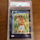 Panini Donruss Optic Bo Nix #209 Purple Shock Prizm PSA 9 Denver Broncos