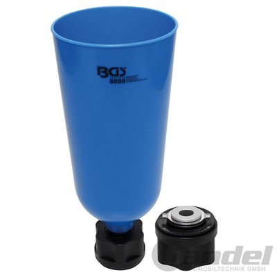 BGS 8899 ÖL-EINFÜLL-TRICHTER mit BAJONETTADAPTER 2-liter für AUDI VW PORSCHE