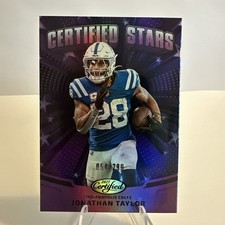 2025 Panini Certified Certified Stars Jonathan Taylor #CS-13 Mirror Purple /299