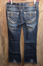 BKE Denim Jeans "Sabrina" Women Size 28x31.5 Western Buckle Rodeo Riding Ranch
