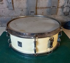 Tamburo rullante vintage, primi anni 60 Premier Olympic 14x5", betulla