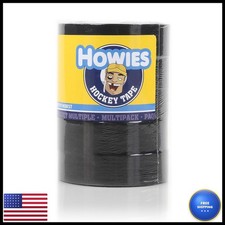 Howies Black Hockey Tape 5 Pack - 1" x 20 Yards Cloth