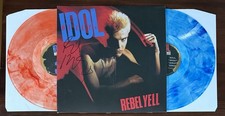 Billy Idol SIGNED Rebel Yell Expanded Vinyl Jacket Cover Autograph PSA DNA COA