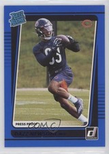 2021 Panini Donruss Rated Rookie Press Proof Blue Dazz Newsome #320 07rd