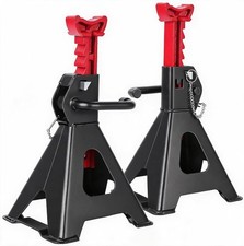 2 Pack Jack Stands 2 Ton 4000 Lb Dual Lock 11.0214.97 In Adjustable Safety Pin