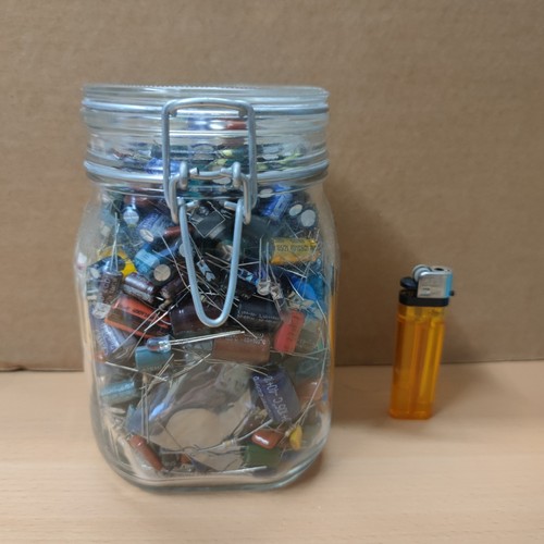 Electronic Components Job Lot Mix Bag Joblot Capacitors Through Hole Part #O - Picture 6 of 16